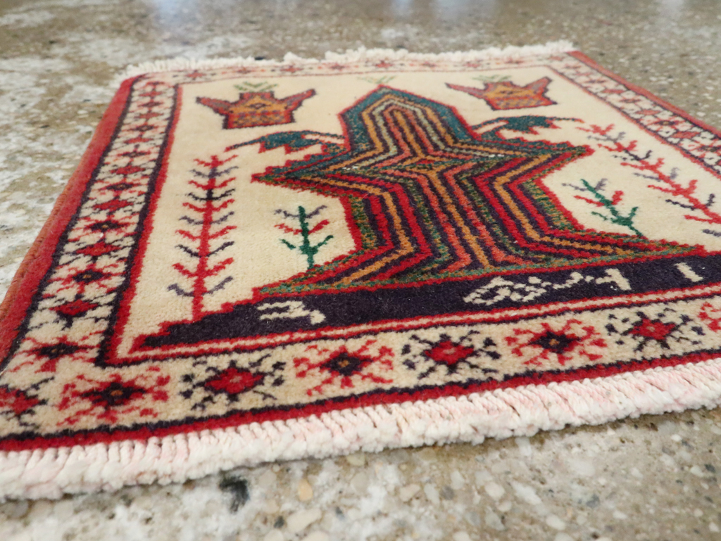 Vintage Persian Pictorial Baluch Rug (Pair: 1 of 2), No.24899 - Gss