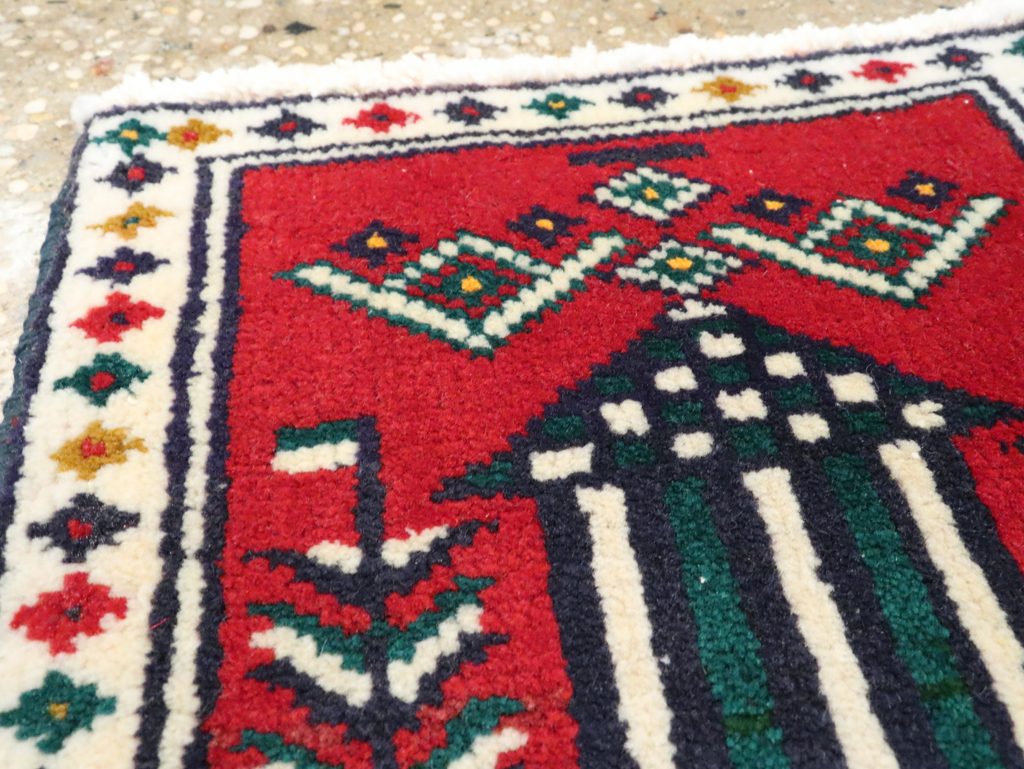 Vintage Persian Pictorial Baluch Rug (Pair: 1 of 2), No.24905 - Gss