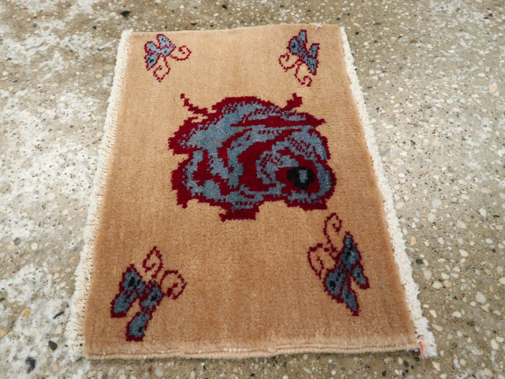 Vintage Persian Pictorial Baluch Rug (Pair: 1 of 2), No.24907 - Gss