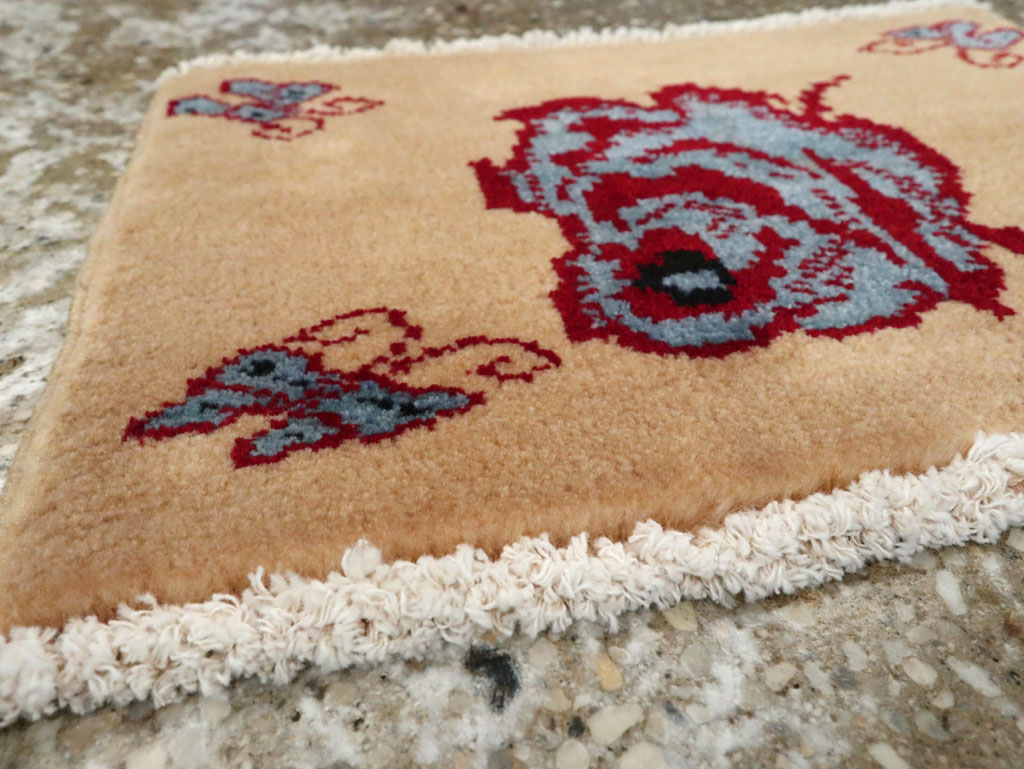 Vintage Persian Pictorial Baluch Rug (Pair: 1 of 2), No.24907 - Gss