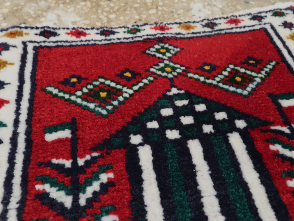 Vintage Persian Pictorial Baluch Rug (Pair: 2 of 2), No.24908 - Gss