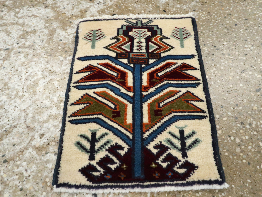 Vintage Persian Baluch Pictorial Rug (Pair: 2 of 2), No.24913 - Gss