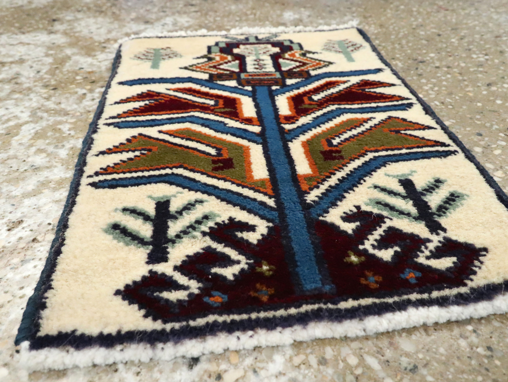 Vintage Persian Baluch Pictorial Rug (Pair: 2 of 2), No.24913 - Gss