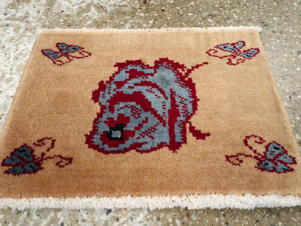 Vintage Persian Pictorial Baluch Rug (Pair: 2 of 2), No.24915 - Gss