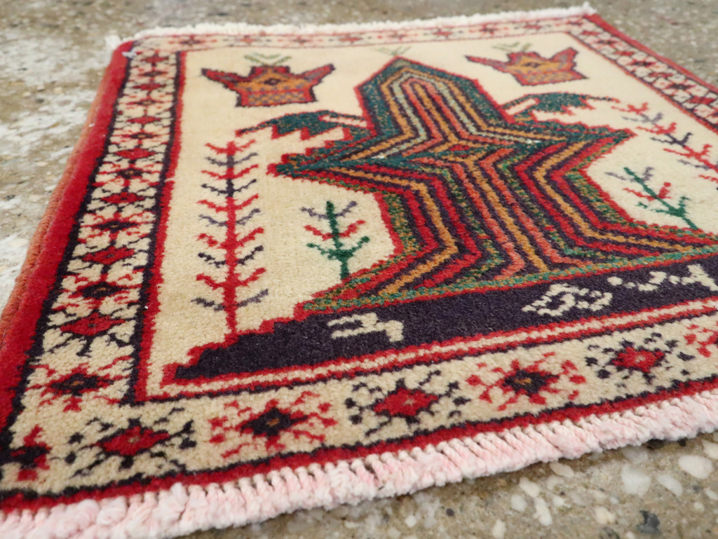 Vintage Persian Pictorial Baluch Rug (Pair: 2 of 2), No.24917 - Gss