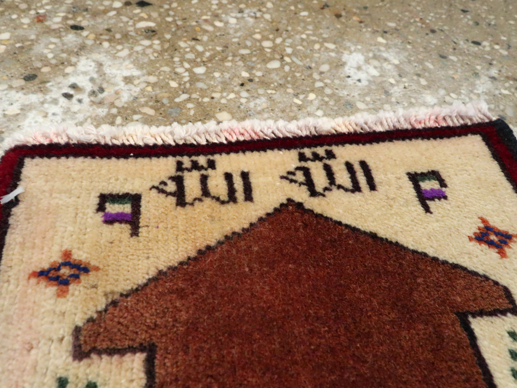 Vintage Persian Pictorial Baluch Rug (Pair: 1 of 2), No.24920 - Gss