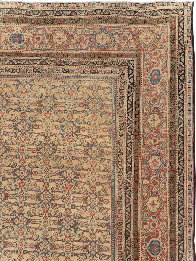 Antique Persian Mahal Oversize Carpet, No.24942 - Gss