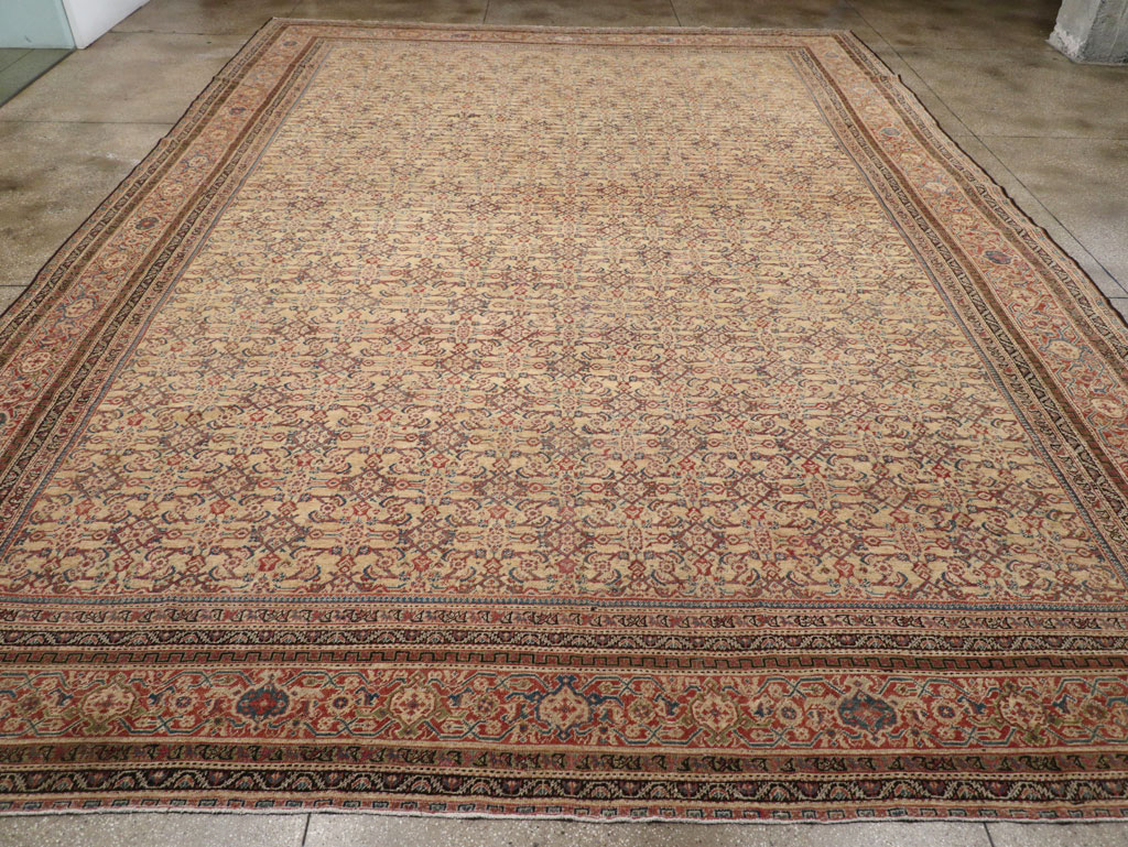 Antique Persian Mahal Oversize Carpet, No.24942 - Gss