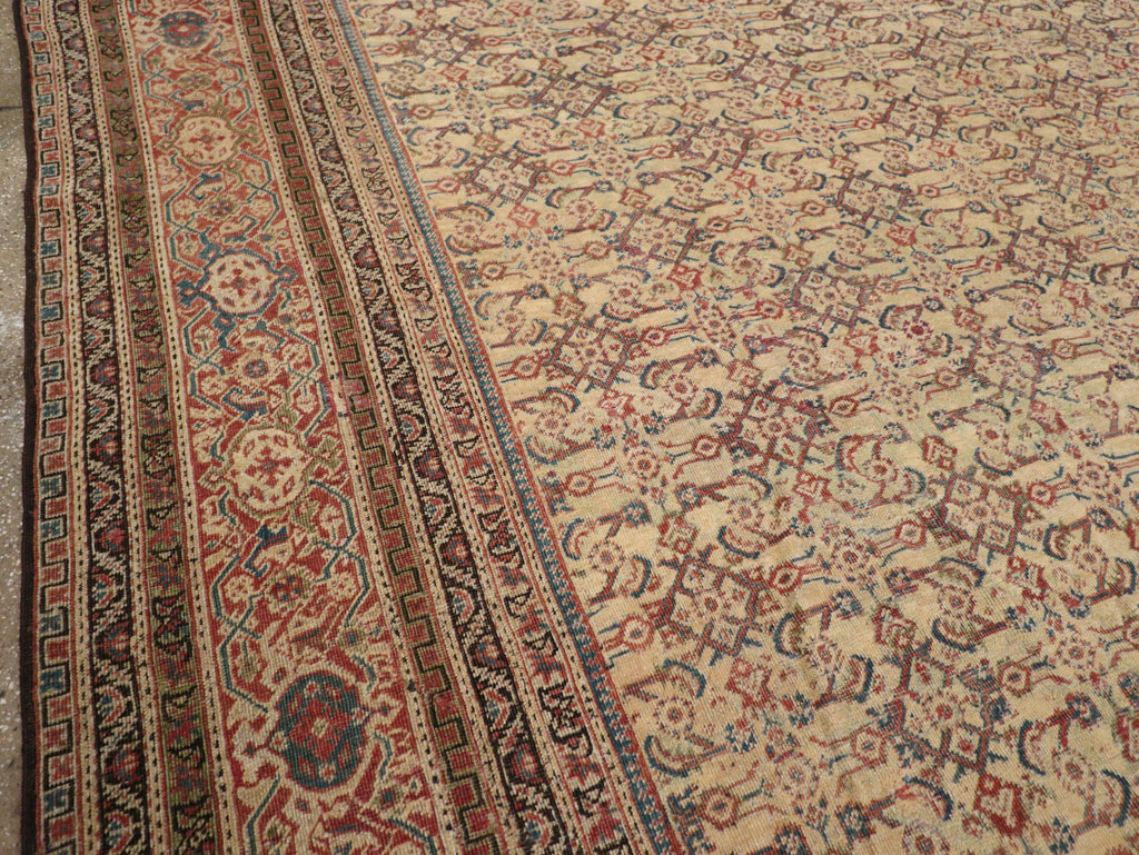 Antique Persian Mahal Oversize Carpet, No.24942 - Gss