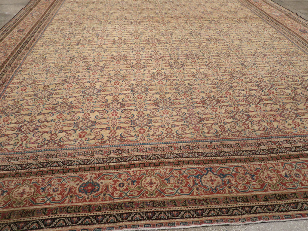 Antique Persian Mahal Oversize Carpet, No.24942 - Gss
