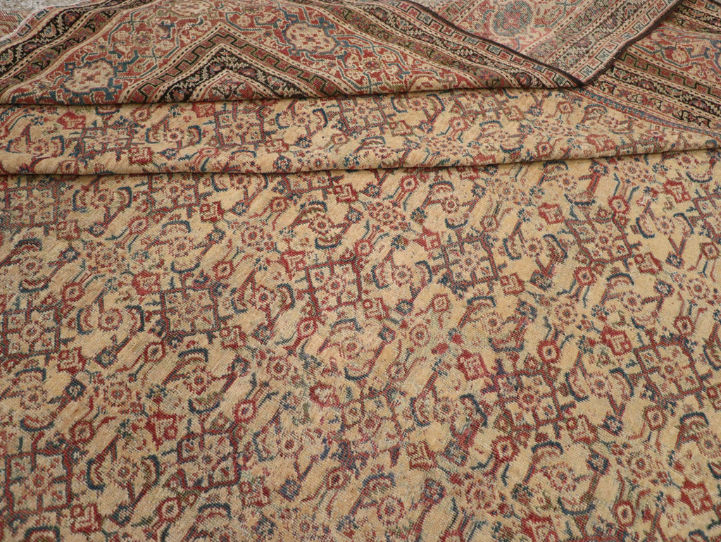 Antique Persian Mahal Oversize Carpet, No.24942 - Gss