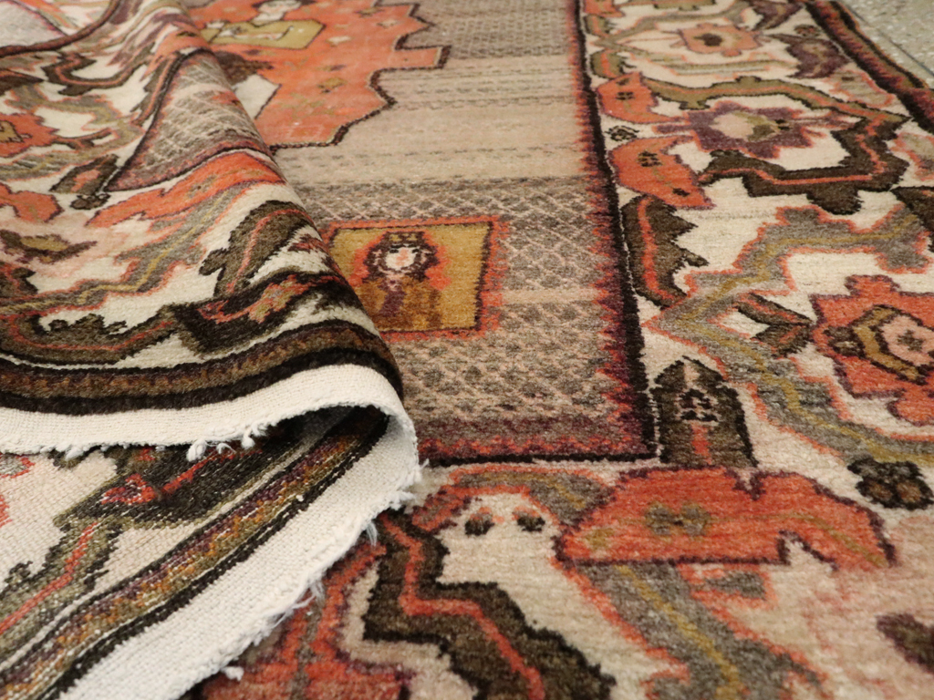 Vintage Persian Malayer Pictorial Rug, No.24943 - Gss