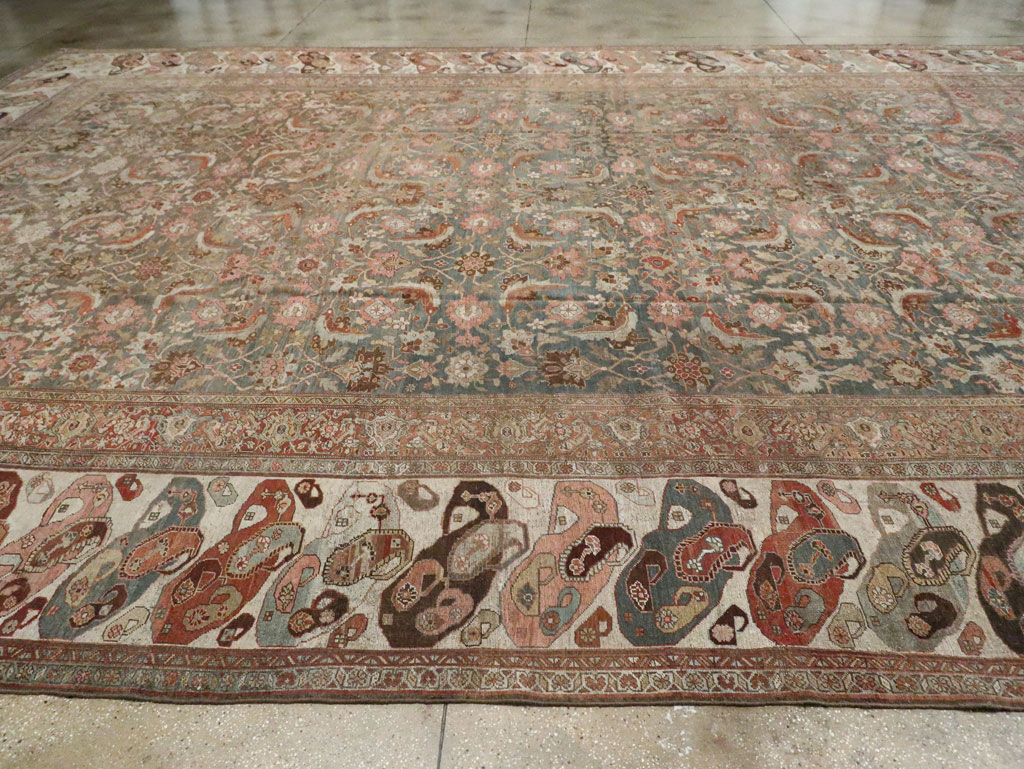 Antique Persian Bidjar Oversize Carpet, No.24945 - Gss
