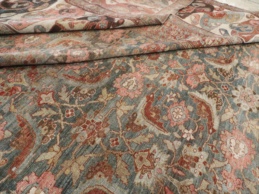 Antique Persian Bidjar Oversize Carpet, No.24945 - Gss