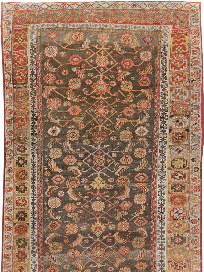 Antique Persian Bidjar Runner, No.24957 - Gss
