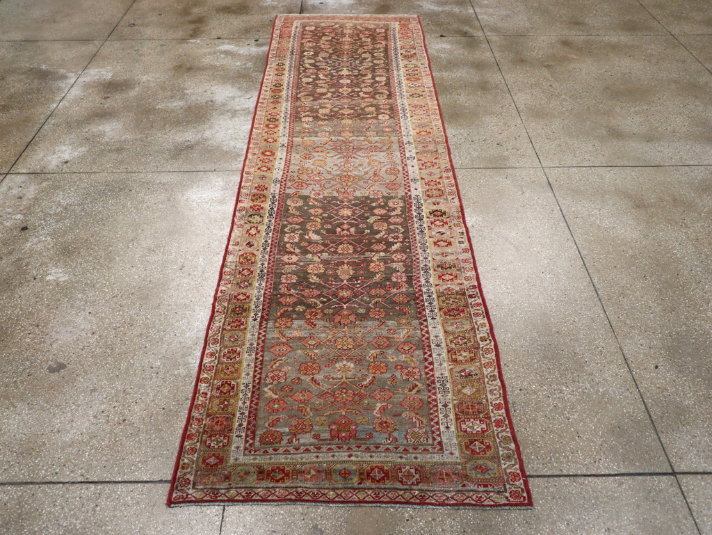 Antique Persian Bidjar Runner, No.24957 - Gss