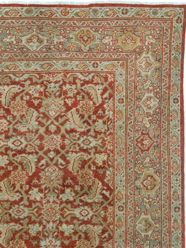 Antique Persian Mahal Carpet, No.24961 - Gss