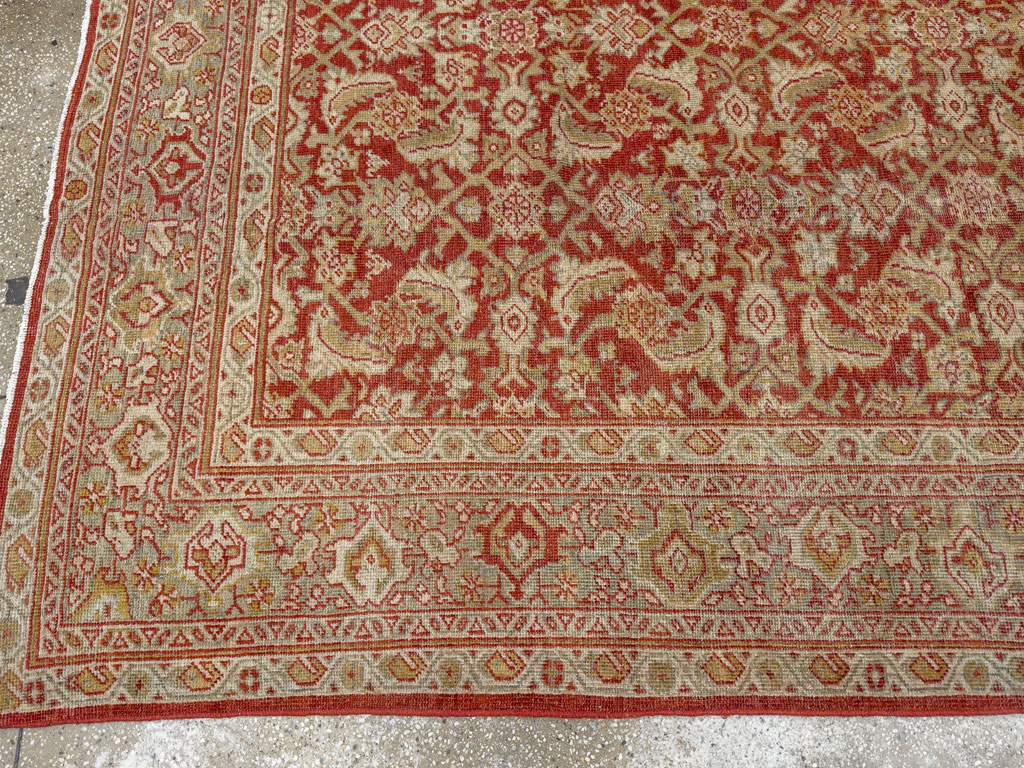 Antique Persian Mahal Carpet, No.24961 - Gss