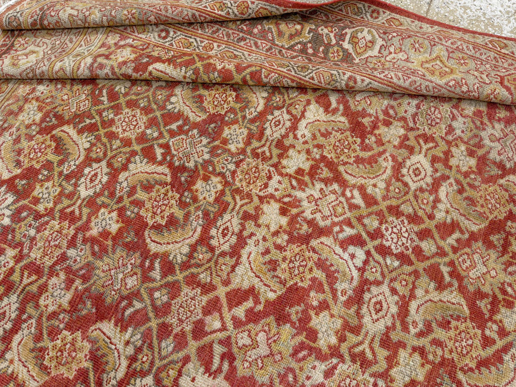 Antique Persian Mahal Carpet, No.24961 - Gss