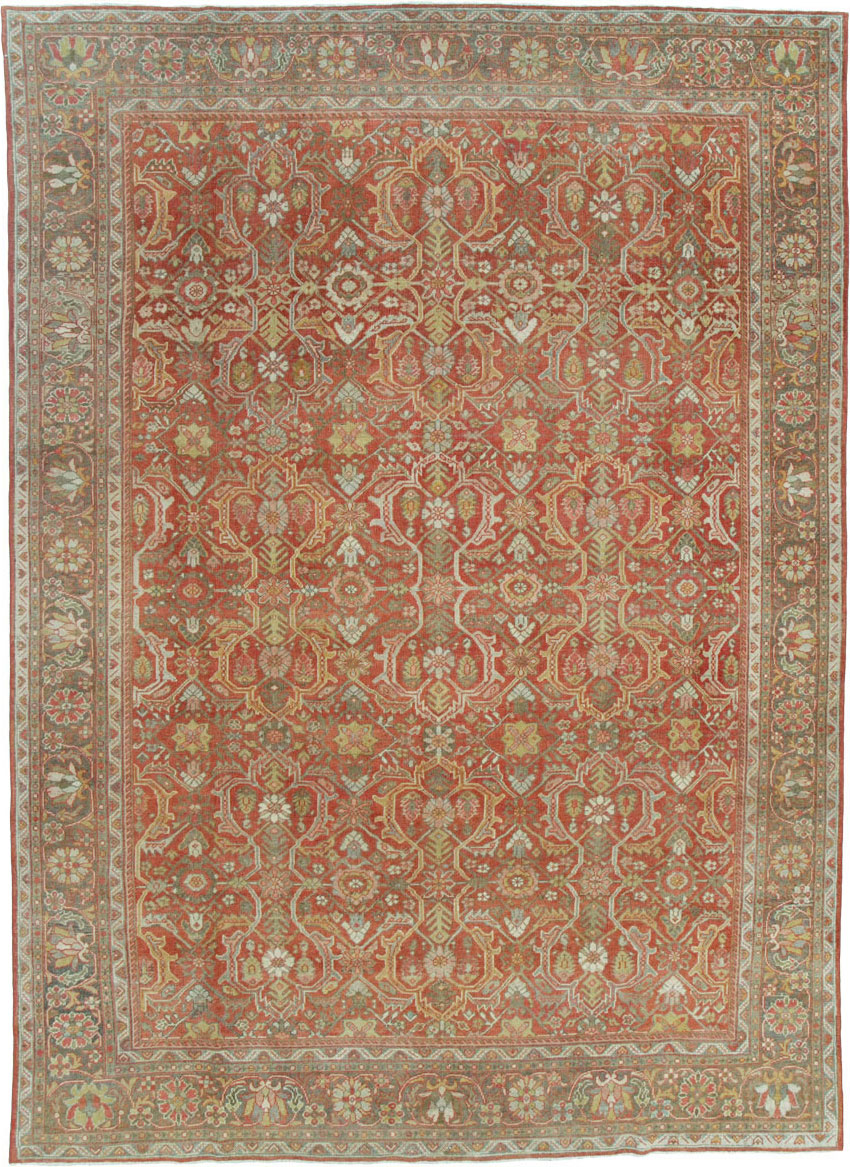 Antique Persian Mahal Carpet, No.24962 - Gss