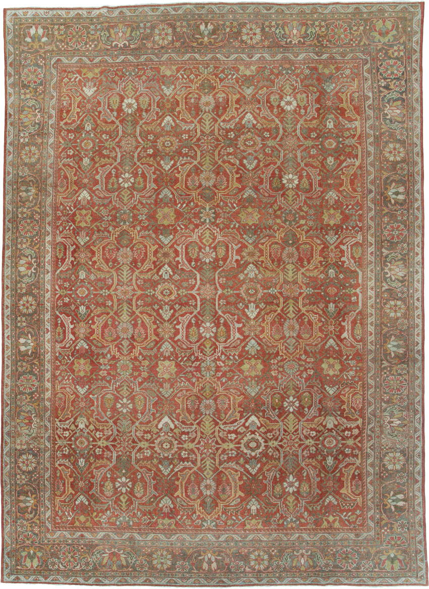 Antique Persian Mahal Carpet, No.24962 - Gss