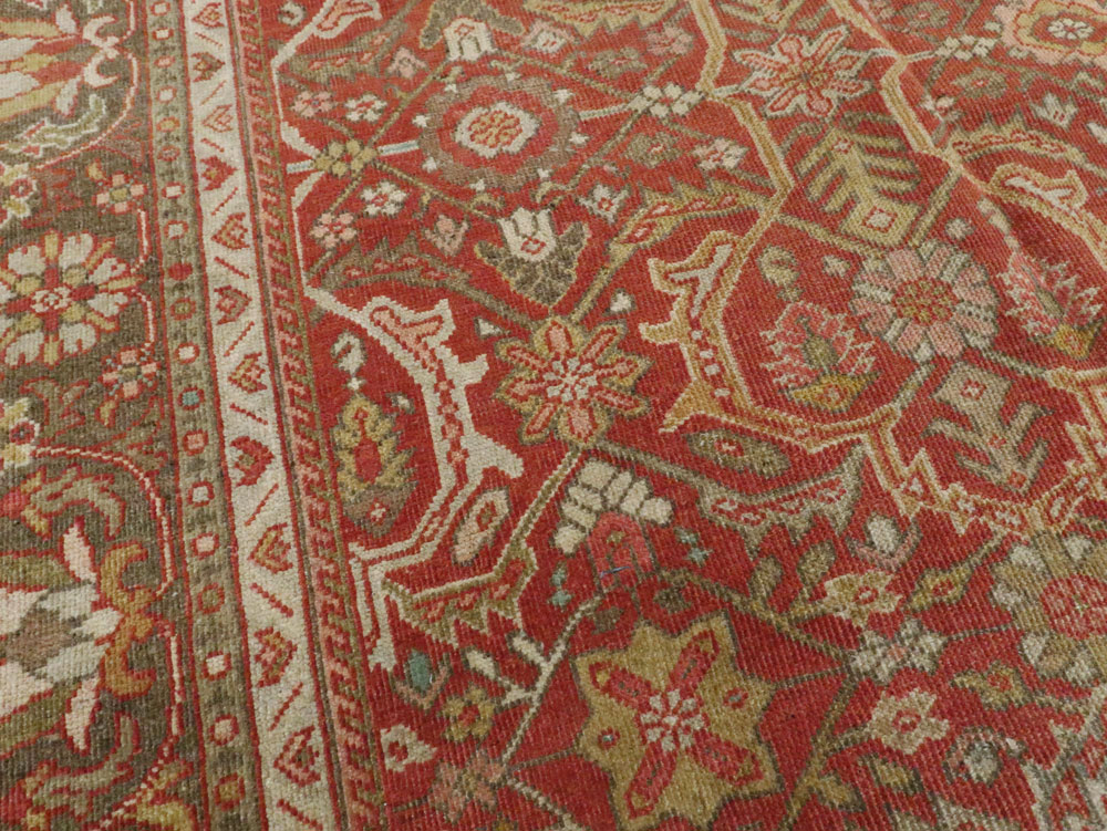 Antique Persian Mahal Carpet, No.24962 - Gss