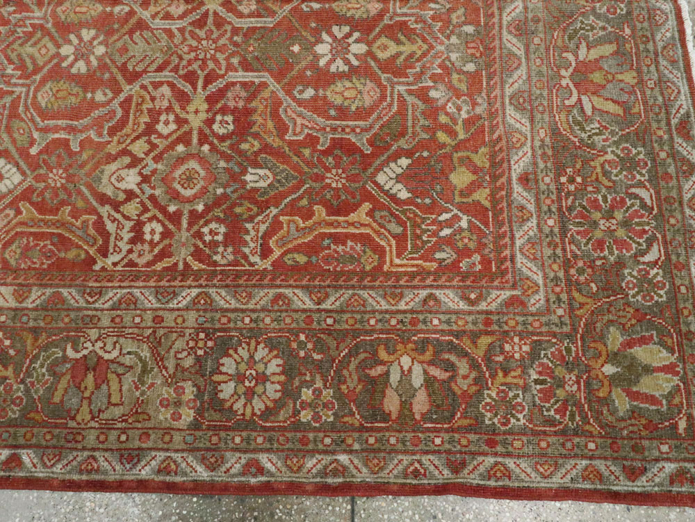 Antique Persian Mahal Carpet, No.24962 - Gss