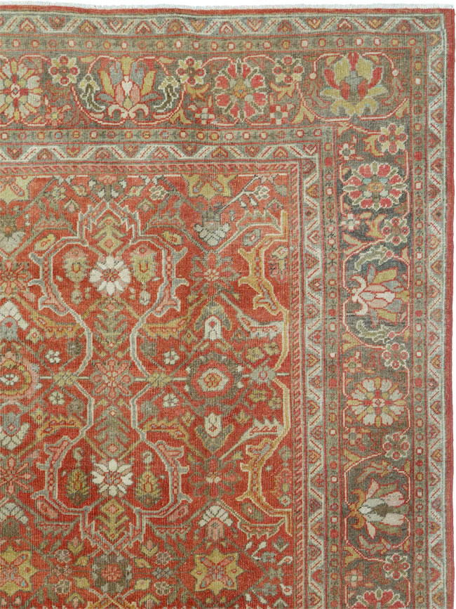 Antique Persian Mahal Carpet, No.24962 - Gss