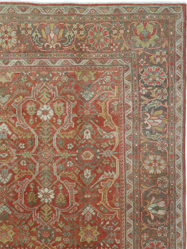 Antique Persian Mahal Carpet, No.24962 - Gss