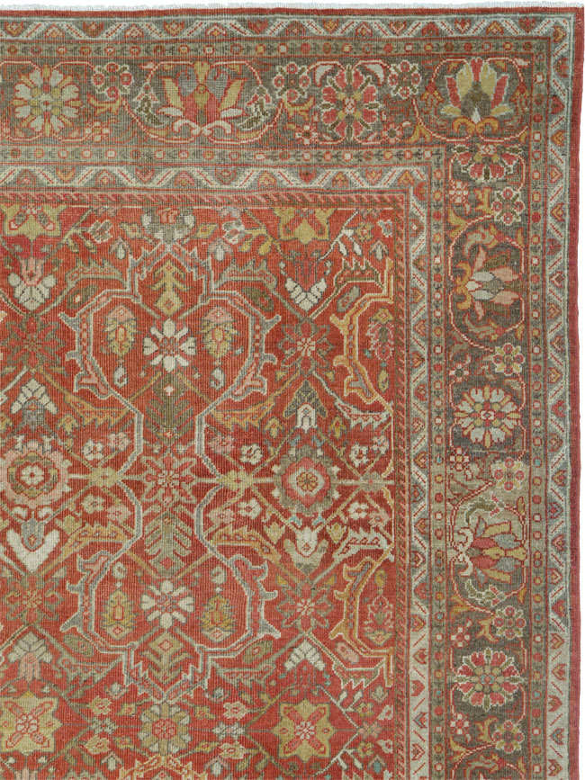 Antique Persian Mahal Carpet, No.24962 - Gss