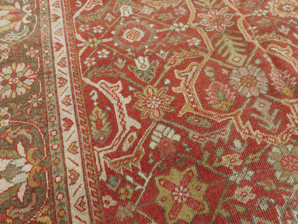 Antique Persian Mahal Carpet, No.24962 - Gss