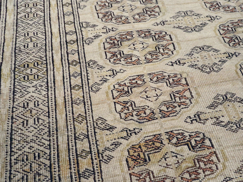 Vintage Central Asian Turkoman Rug, No.24963 - Gss