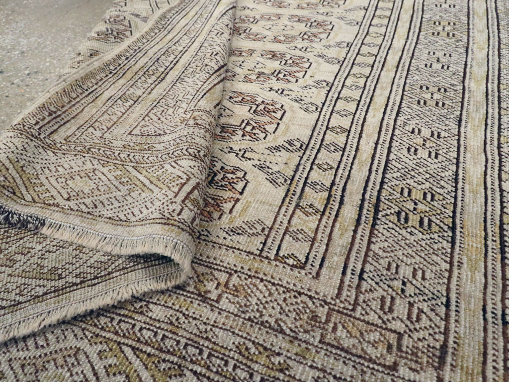 Vintage Central Asian Turkoman Rug, No.24963 - Gss
