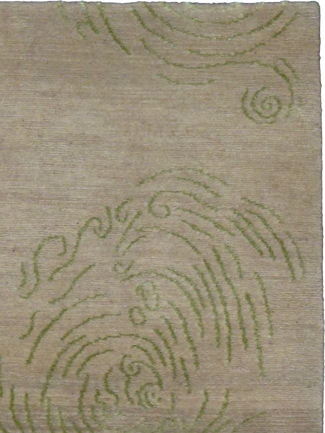 Contemporary Tibetan Throw Rug, No.24966 - Gss