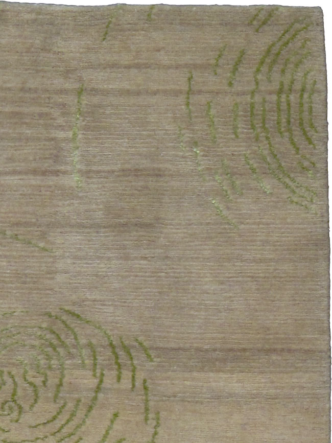 Contemporary Tibetan Throw Rug, No.24966 - Gss