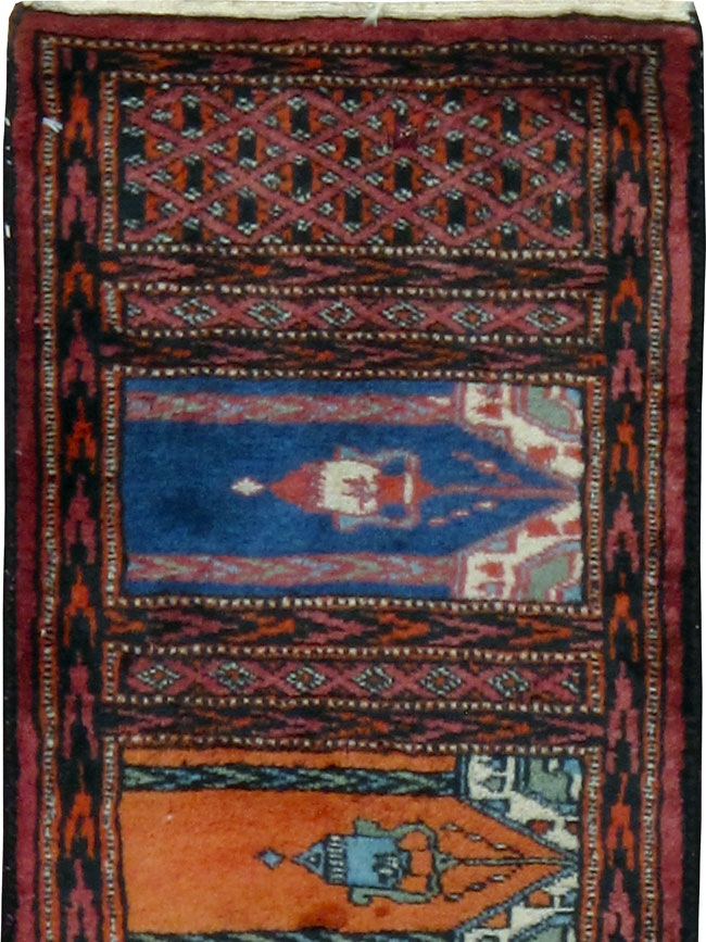 Vintage Turkoman Rug, No.24987 - Gss