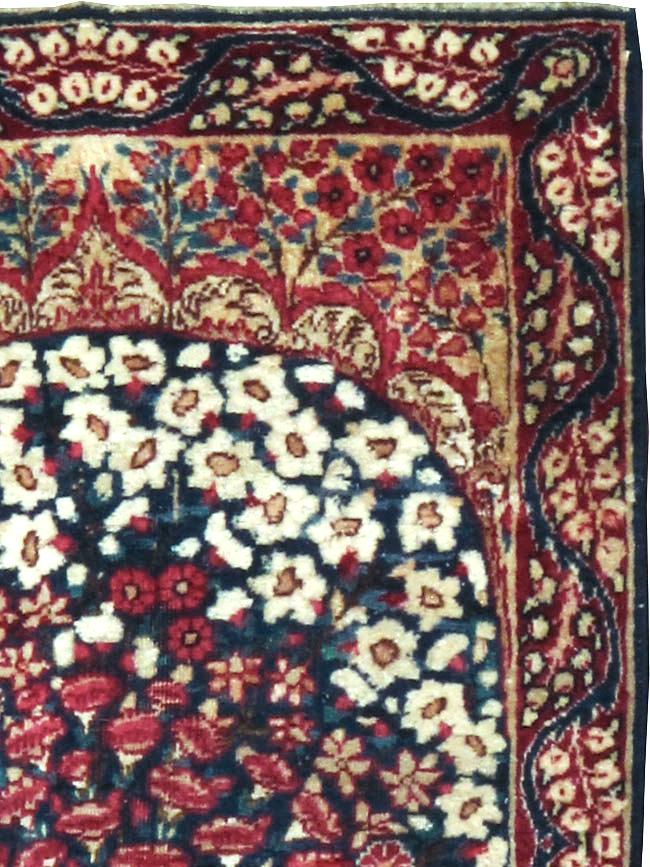 Antique Persian Lavar Kerman Rug, No.24995 - Gss