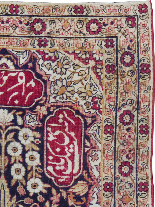 Antique Persian Lavar Kerman Rug, No.24996 - Gss