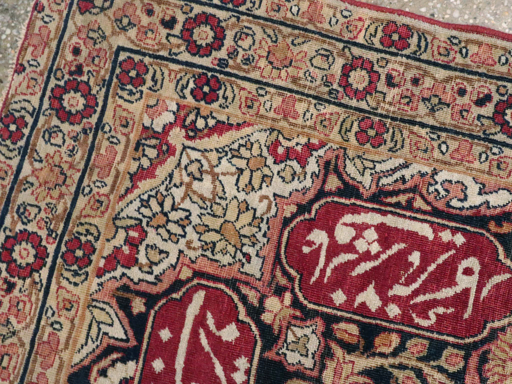 Antique Persian Lavar Kerman Rug, No.24996 - Gss