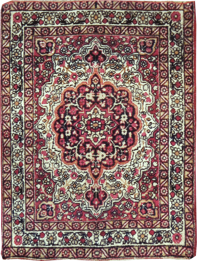 Antique Persian Lavar Kerman Rug, No.25003 - Gss