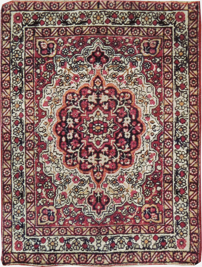 Antique Persian Lavar Kerman Rug, No.25003 - Gss