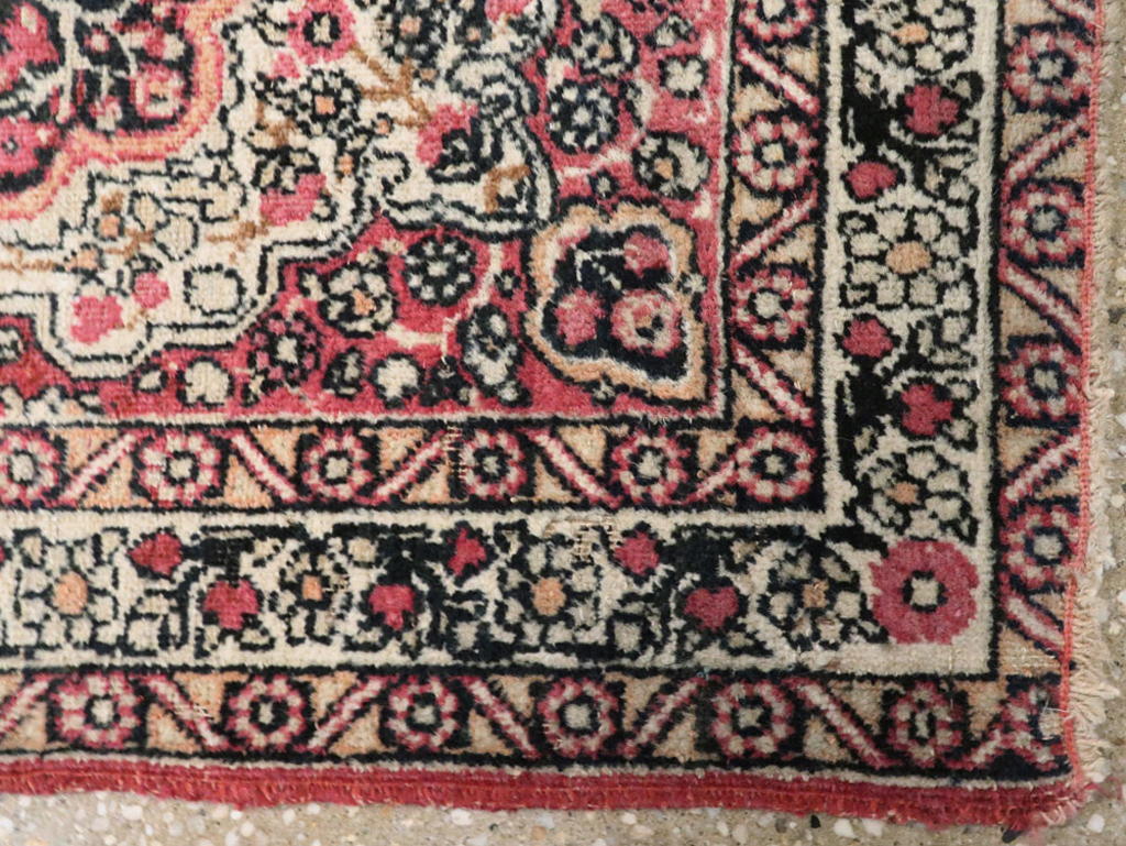 Antique Persian Lavar Kerman Rug, No.25003 - Gss
