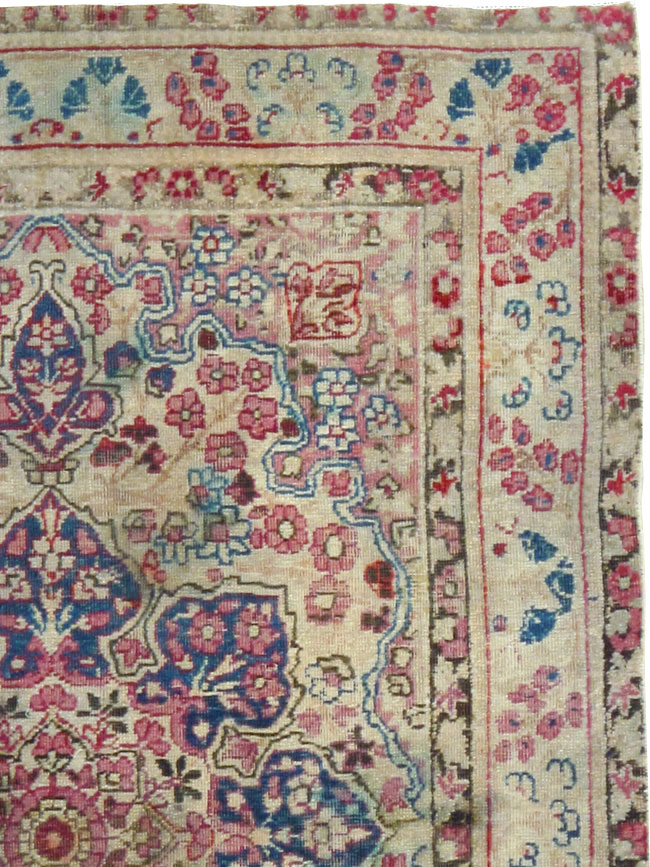 Antique Persian Lavar Kerman Rug, No.25007 - Gss