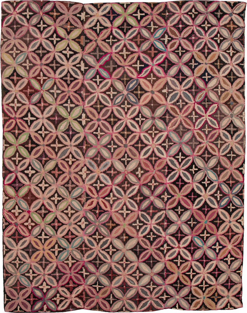 Antique American Hook Rug, No.25033 - Gss