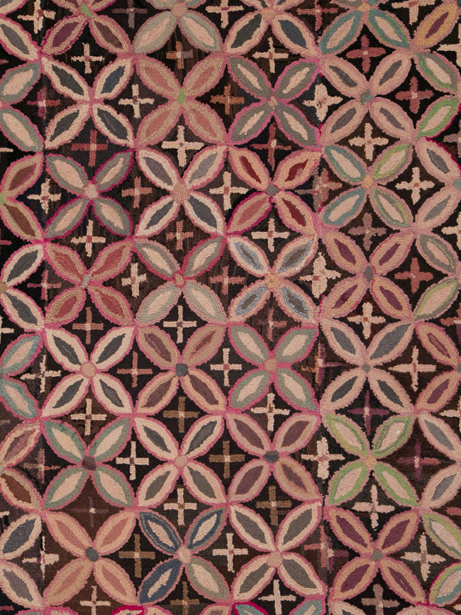 Antique American Hook Rug, No.25033 - Gss