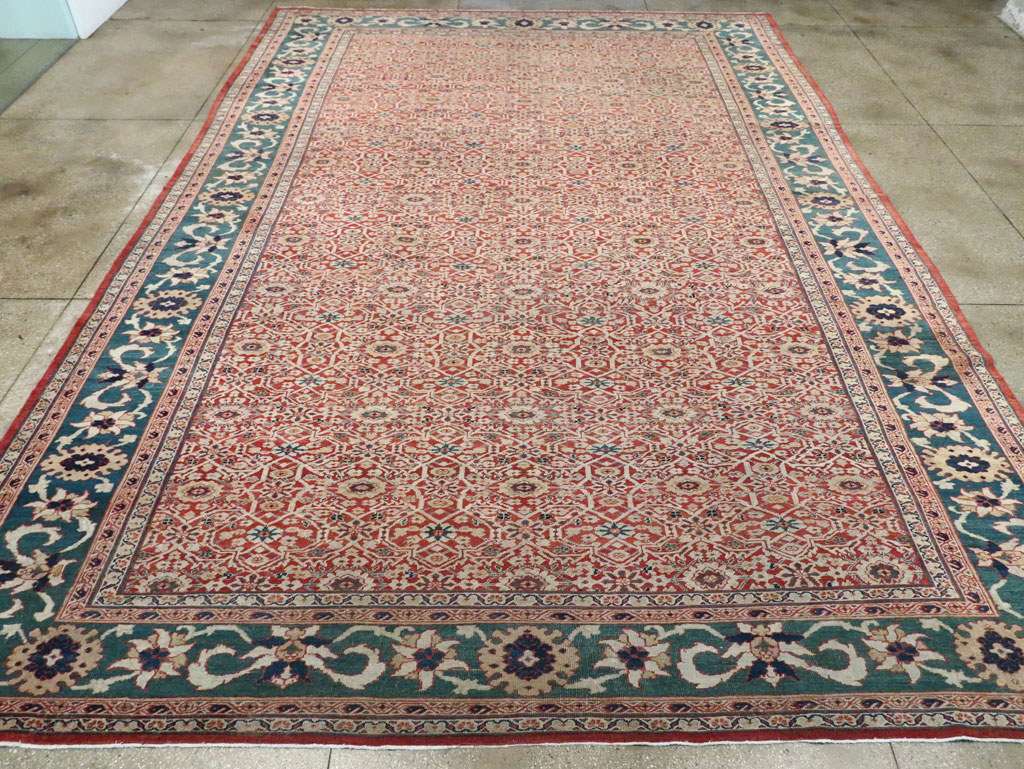 Antique Persian Mahal Large Carpet, No.25039 - Gss