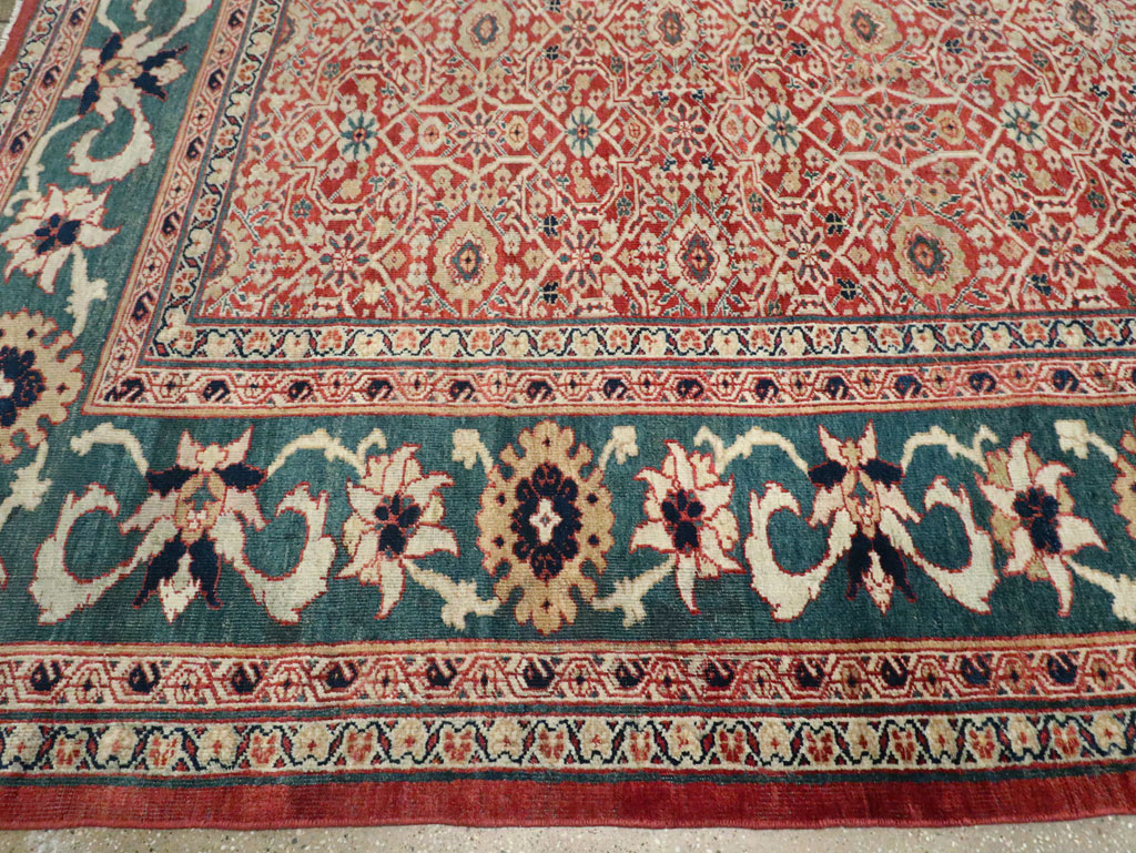 Antique Persian Mahal Large Carpet, No.25039 - Gss