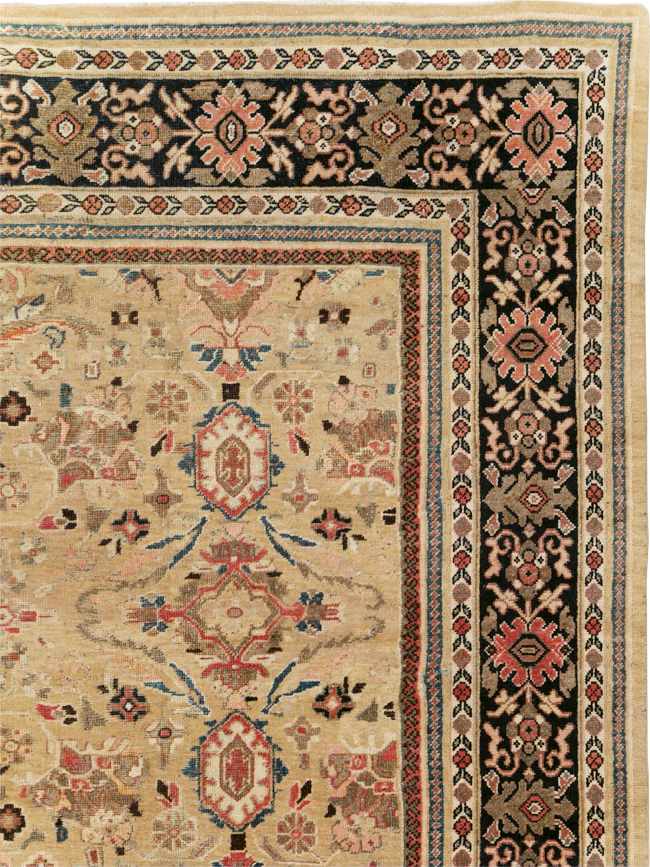 Antique Persian Mahal Room Size Carpet, No.25058 - Gss