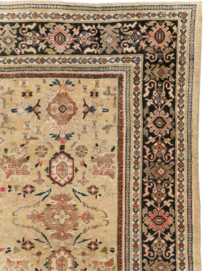 Antique Persian Mahal Room Size Carpet, No.25058 - Gss
