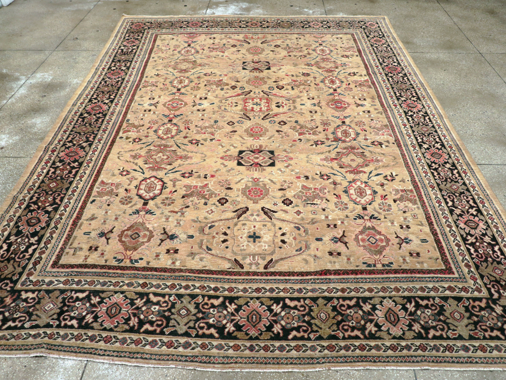 Antique Persian Mahal Room Size Carpet, No.25058 - Gss